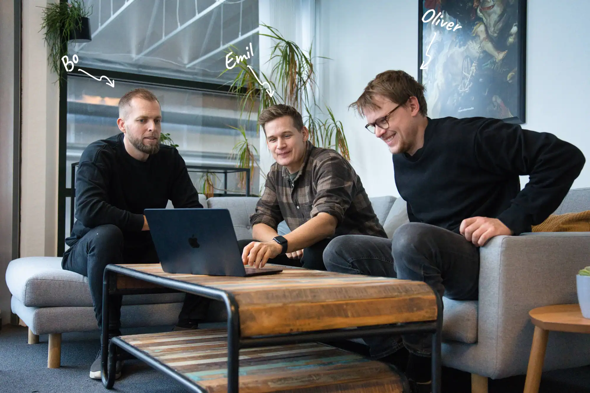 Langsom team - Emil Højbjerg, Bo Møller og Oliver Lindebod